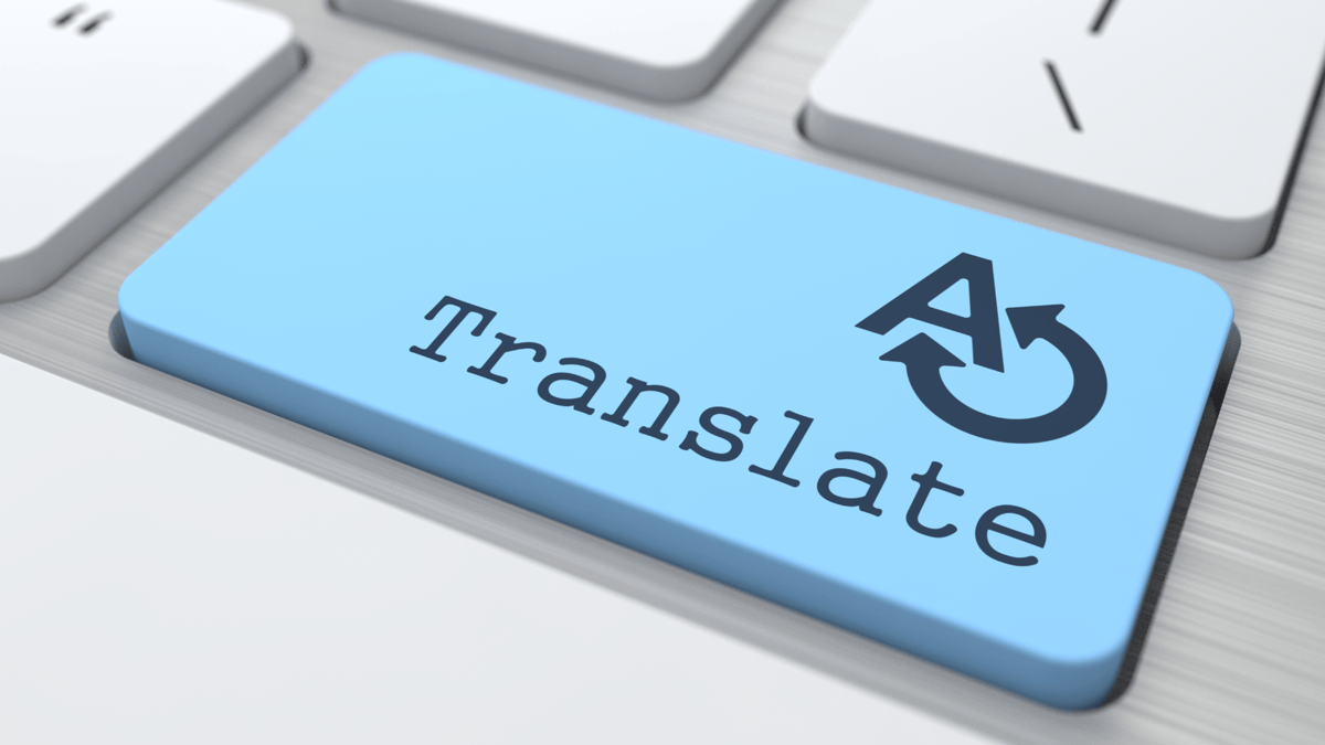 Translate written on a keyboard